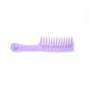 Peine de Dientes Anchos, Colorido, Al por Mayor, Acabado Mate, para Lavar el Cabello, Suave y Sin Nudos, Adecuado para Cabello Largo y Rizado, Conveniente para Uso en Casa