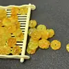 Jade Jade Huangfei Flor de Cinco Pétalas Flor da Sorte Fivela Ping An Contas Espalhadas DIY Pulseira Feita à Mão Item Conta Espaçadora Bolsa Lote Espalhado