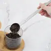 Cuchara Medidora de Acero Inoxidable con Mango Largo para Tiendas de Té de Leche, Cuchara Medidora con Capacidades de 5G/10Ml/15G/20/30Cc