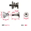 Tornillo de resorte para placa posterior de tarjeta gráfica, tornillo combinado niquelado, arcoíris jijia micro estrella núcleo tornillo de tarjeta gráfica M2