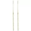 Plata de Ley s925 Línea para la Oreja Borla Larga Adelgazante Facial para Mujer Coreana Simple Elegante Sentido de Alta Gama Celebridad de Internet Colgante para la Oreja