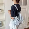 Bolso de axila de nicho coreano para mujer, nuevo bolso tote de moda retro de tendencia 2026, bolso de motociclista de alta gama de gran capacidad