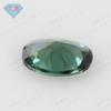 Gema Huagang en forma de huevo, n.° 152, cristal verde afilado, piedra desnuda, accesorios, gema de cristal artificial ovalada afilada, joyería al por mayor