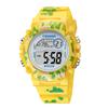 Cool camuflagem legal Baoshi relógio infantil colorido luminoso impermeável relógio eletrônico multifuncional para estudantes do sexo masculino e feminino