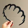 Herramienta para peinar el cabello para adultos para mujeres, diadema para lavarse la cara que no aprieta la cabeza, diadema dentada de alta gama para coronilla alta, accesorio para el cabello, pinza para el cabello
