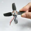 Motor sin escobillas 1503 Hélice de 3 pulgadas y 4 palas Modificación de ventilador DIY Accesorios para motor de modelo de avión en miniatura Drone