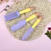 Venta al por mayor de fábrica Color Caramelo Lindo Peine de Cojín de Aire Bolsa de Aire Peine para Cabello Rizado Peine Alisador de Cabello Peine de Peluquería Peine de Masaje Ovalado
