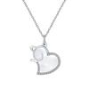 Colección de Cadena para Clavícula de Moda Estilo Bohemio Piedra Natural de Color Diseño Original Collar de Perlas Plata 925 Venta Directa