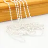 Cadena de Bolas de Hierro y Vidrio Cadena de Bolas Cadena de Joyería Cadena para Collar Pulsera DIY Cadena para Etiqueta de Equipaje Sellado al Aceite Joyería de Uñas