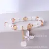 El nuevo brazalete de cristal de mariposa simple moda color pequeño fresco cadena de mano para mujer puesto venderá en vivo lote de regalo