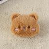 Accesorios de peluche de conejo y panda de dibujos animados, broche para muñeca, colgante, ropa, bolso, bufanda, accesorios.