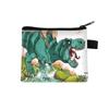 Monedero con diseño de dinosaurio de dibujos animados para estudiantes y niños, bonito bolso de almacenamiento, auriculares de gran valor, bolsa de fábrica, lote