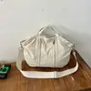 Bolso de mano simple, retro y ligero para mujer, perfecto para otoño, con gran capacidad, tela de nailon casual y versátil como bolso de hombro o bolso cruzado
