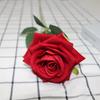 Rosa artificial Rosa Venta al por mayor decoración del hogar interior fábrica de flores artificiales al por mayor franela individual Rosa