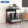 Gabinete Amplificador Multicapa para Sala de Estar Hogareña Estante Móvil para Altavoces Mezclador Soporte de Almacenamiento para Cine en Casa