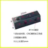 Acoplador de Junta Flexible de Tira Larga de Aluminio M4, Bloque de Conexión de Fila de Aluminio M3, Conector de Puente, Adaptador de Bloque Fijo