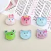Accesorios de Resina para Manualidades de Dibujos Animados Joyería Cabeza de Animal Pequeño Pegamento de Crema Pasador Funda para Teléfono Móvil Hebilla de Zapato Llavero Colgante
