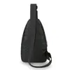 Bolso cruzado de PU impermeable | Bolso cruzado ligero para pecho para hombres y mujeres