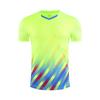 Suministro directo de fábrica ropa de bádminton jersey impresión personalizada transpirable tenis de mesa camiseta deportiva al por mayor OEM personalizado