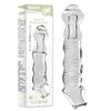 Extensor de Pênis Masculino Preto Transparente com Dentes de Lobo de Cristal, Anel de Atraso Novidade para Adultos