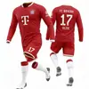 2627 Camiseta de Manga Larga Kit de Fútbol 10 Musiala 9 Kane Deportes Bayern Número de Casa 17 Camiseta Olise