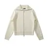 Cárdigan de Punto con Cremallera de Doble Uso Coreano 2025 Otoño e Invierno Nuevo Versátil Solapa Holgado Casual Chaqueta de Punto