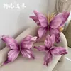 Flores de Papel Artístico de Mariposas Grandes para Exteriores Mariposas de EVA para Exteriores Adornos de Decoración para Escaparates y Bodas