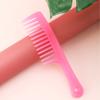 Peine transparente de dientes anchos y gruesos 529 para hombres y mujeres, cabello largo, rizado, liso, de plástico, para el hogar.