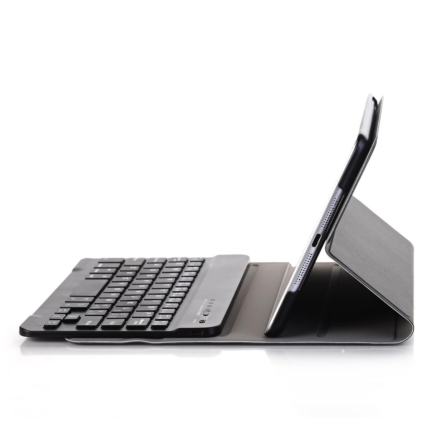 新款 ipad mini 2,3 ABS超薄蓝牙键盘皮套