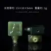 Jade Hetian Natural Girador de Dedos Cabeza de Gato Twist Hebilla de Paz Candado de Felicidad Pequeña Flor de Durazno Iluminación Tres Pasos Accesorios DIY Venta al por Mayor