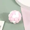 Popular Colorida Feita à Mão Elástica Arco-Íris Brinquedo de Gato Bola Brinquedo de Gato Pelúcia Sino Bola Engraçada para Gato Brinquedo para Animal de Estimação