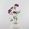 Flores Artificiais 2025 Papoula de 2 Galhos 70cm Decoração de Casamento Verde para Casa Decoração Suave Flores Artificiais Fabricante para Fotografia Atacado