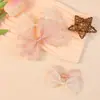 Cinturilla de Cinta de Malla de Puntos Lazo Hecho a Mano Corbata de Moño Rayada Accesorios para Ropa Venta al por Mayor DIY Productos Semi-Terminados