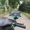 Soporte para Teléfono Móvil de Motocicleta, Soporte para Conducir de Vehículo Eléctrico, Soporte para Espejo Retrovisor, Absorción de Golpes Antirrobo, Pulpo de Aspecto Elegante