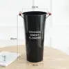 Cubo de flores metálico con mango de madera negro, cubo de arreglo para floristería, cubo para flores hidropónicas caseras, cubo de flores de hierro de pie, transfronterizo