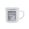 Amazon eBay taza de esmalte de sublimación creativa caliente borde cubierto revestimiento de transferencia térmica taza de esmalte impresión regalo Taza