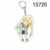 Colgante del anime "Bocchi the Rock!"Presentando a Bocchi-chan y Nika Nika, con expresiones geniales, adecuado para mochilas y como un llavero exquisito"
