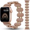 Adecuado para appIeiwatch123456789 Pulsera de Resina Cadena de Cuentas Correa de Apple Moda Universal