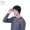 Gorro de otoño e invierno cálido para deportes al aire libre orejeras gorra ala curva copa punta simple moda color liso gorro de punto