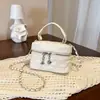Bolsa de corrente mini com padrão de diamante da moda 2026 estilo coreano, bolsa versátil para batom de ombro/transversal