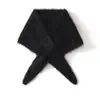 Bufanda Triángulo Otoño Invierno 100% Cachemir Puro Moda Otoño Invierno para Mujer Color Sólido Cálido Tejido Cepillado Bufanda