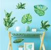 SK9239 Planta Verde Nórdica Fresca Entrada de Dormitorio Sala de Estar Pared de Fondo de TV Refrigerador Armario Pegatina Decorativa de Pared