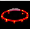 Suministros para Mascotas Collar LED para Perro Iluminado Collar con Carga USB Collar Luminoso para Perros Teddy Tamaño Grande, Mediano y Pequeño