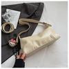Bolso Pequeño de Cuero con Cera de Aceite para Axila para Mujer 2025 Nuevo Bolso de Hombro Francés de Lujo Accesible Bolso Cruzado de Diseño de Nicho de Gama Alta