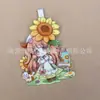 Botella de Agua con los Doce Signos del Zodiaco, Cáncer, Llavero con Colgante de Fieltro para Pistola, Decoración Colgante de Tela No Tejida, Decoración de Anime