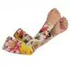 Mangas de Tatuaje Protectoras del Sol Transfronterizas para Hombres, Mangas de Hielo Deportivas con Protección UV para Ciclismo al Aire Libre en Verano, Mangas de Brazo Falsas de Tatuaje para Mujeres