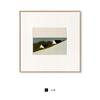 Paisaje Minimalista Arte de Nicho Nórdico Pintura Decorativa para Sala de Estar Color Morandi Pintura Colgante Abstracta Pintura para Hotel Casa de Huéspedes