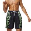 Pantalones Cortos Reductores de Edad para Hombre Verano Casual Sueltos Pantalones de Cinco Puntos para Hombre Moda Versátil de Longitud Media Pantalones de Playa Impresión Digital