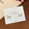 Estilo K de Novos Brincos de Zircônia Cristal de Gelo Borboleta Acessíveis de Luxo para Mulheres Agulha de Prata Flor Colorida Elegante Exquisito Brincos de Pérola
