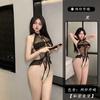Novo Estilo Lingerie Sexy Sexy Cheongsam Renda Franzido Tentação Pijama Abertura Frontal Camisola Feminina Pura Lexy Picante Uniforme